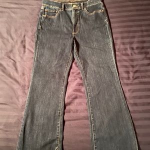 Express Cropped Flare High Rise Capris Size 10